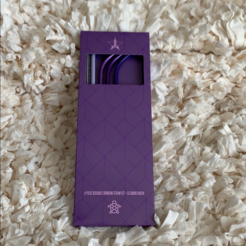 Jeffree Star Purple Straw Set